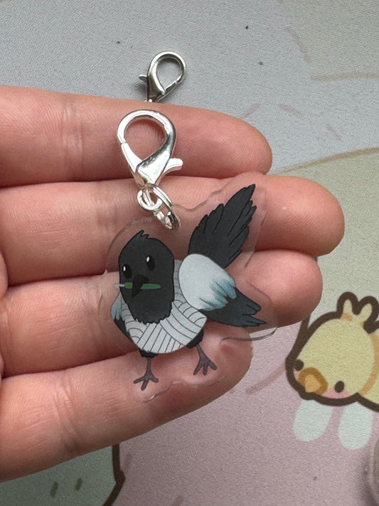 Magpie stitch marker