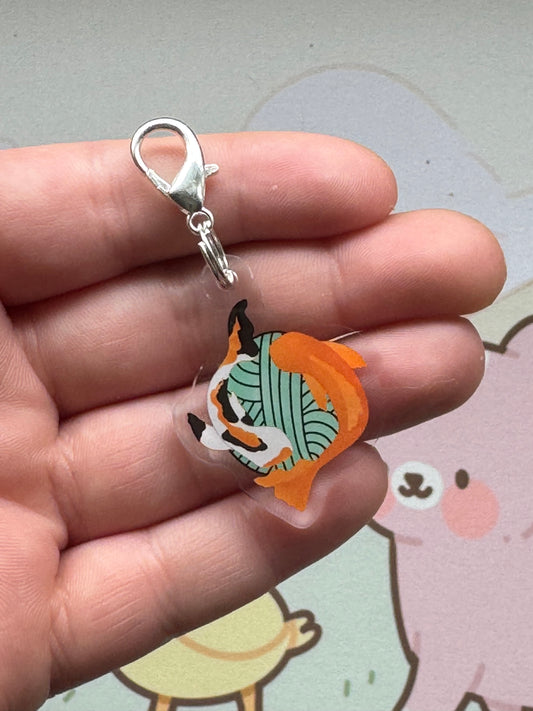 Koi stitch marker