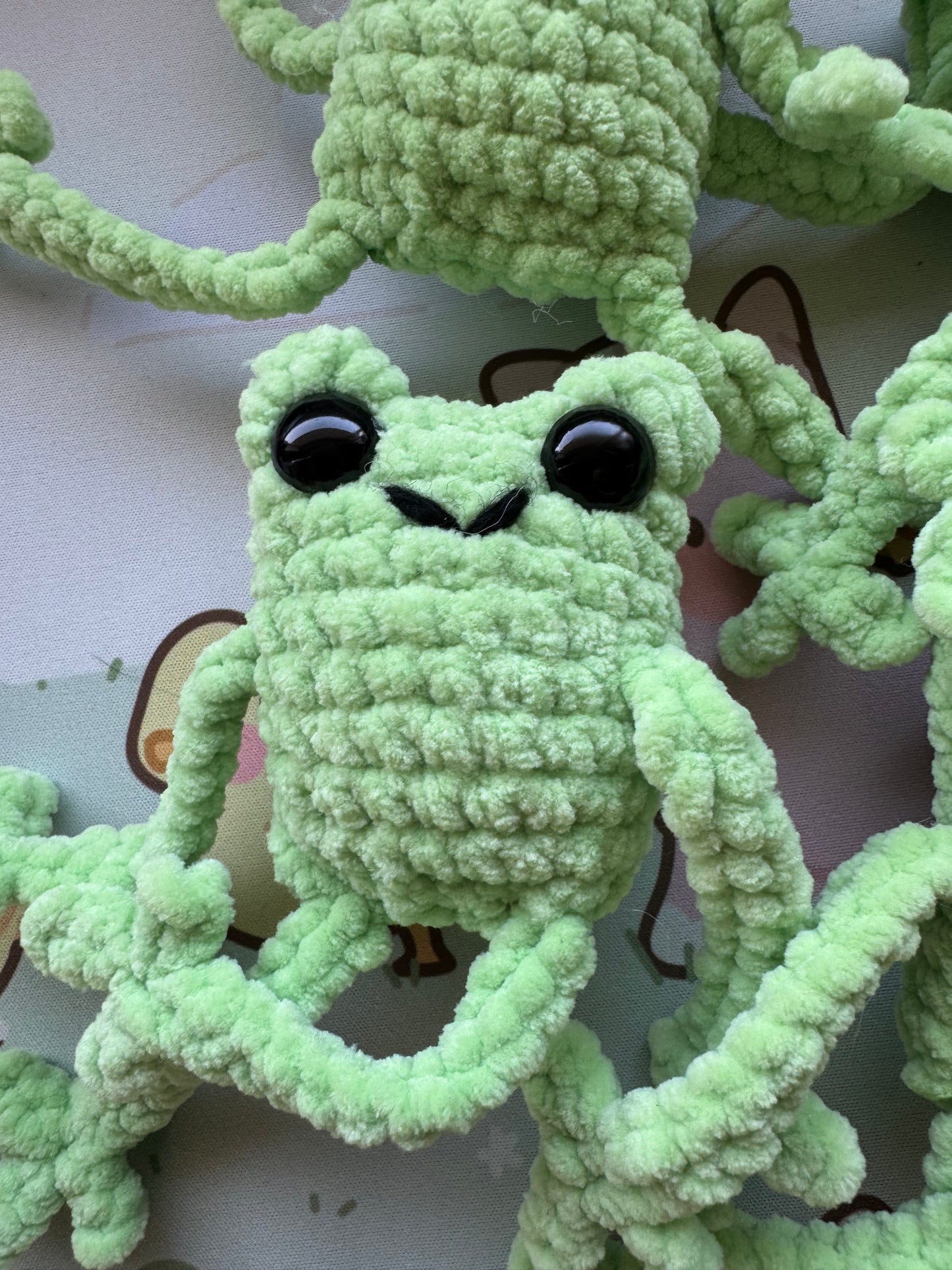 Frog plushie- choose your own leggy frog