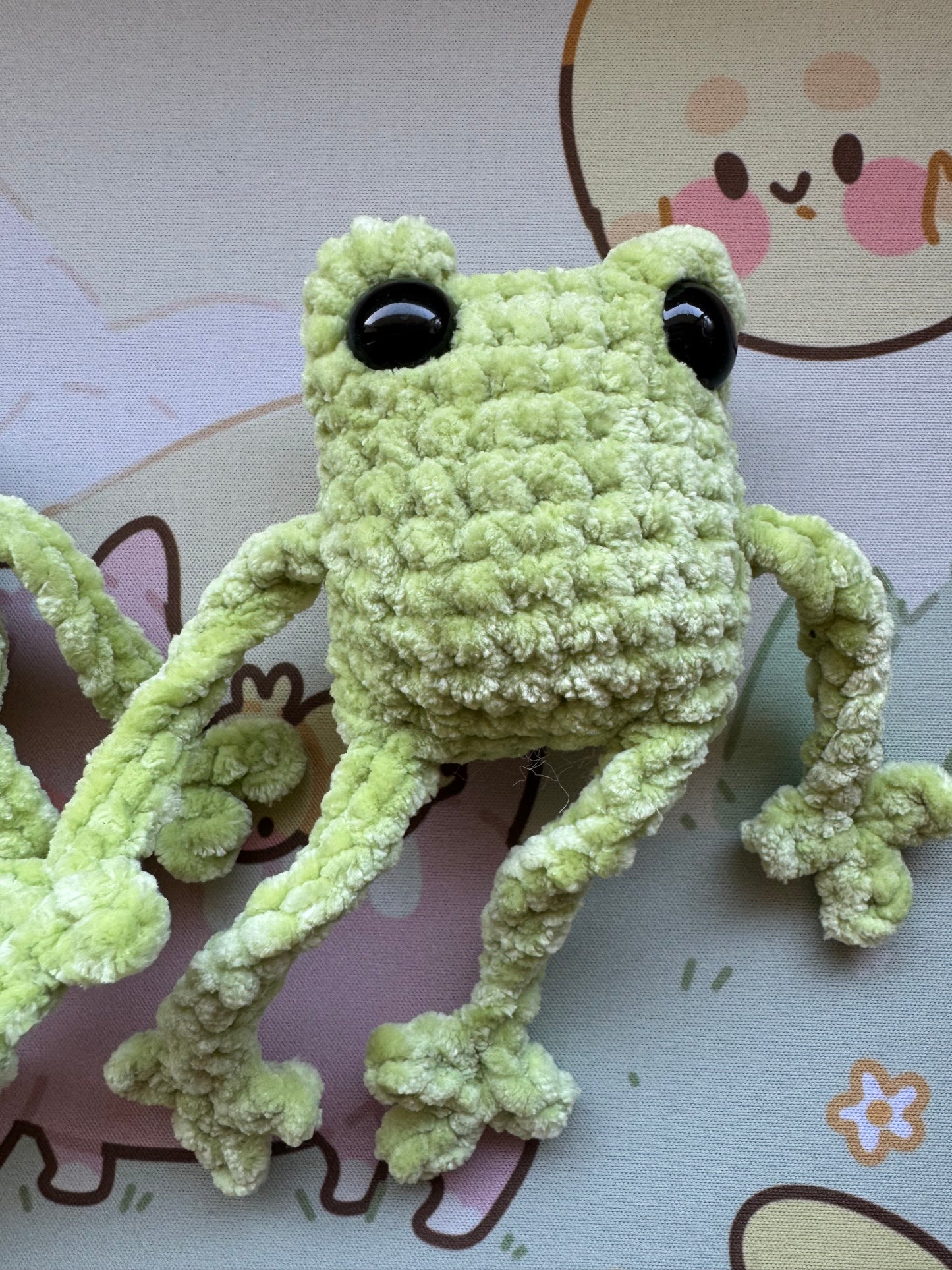 Frog plushie- choose your own leggy frog