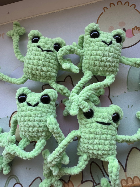 Frog plushie- choose your own leggy frog