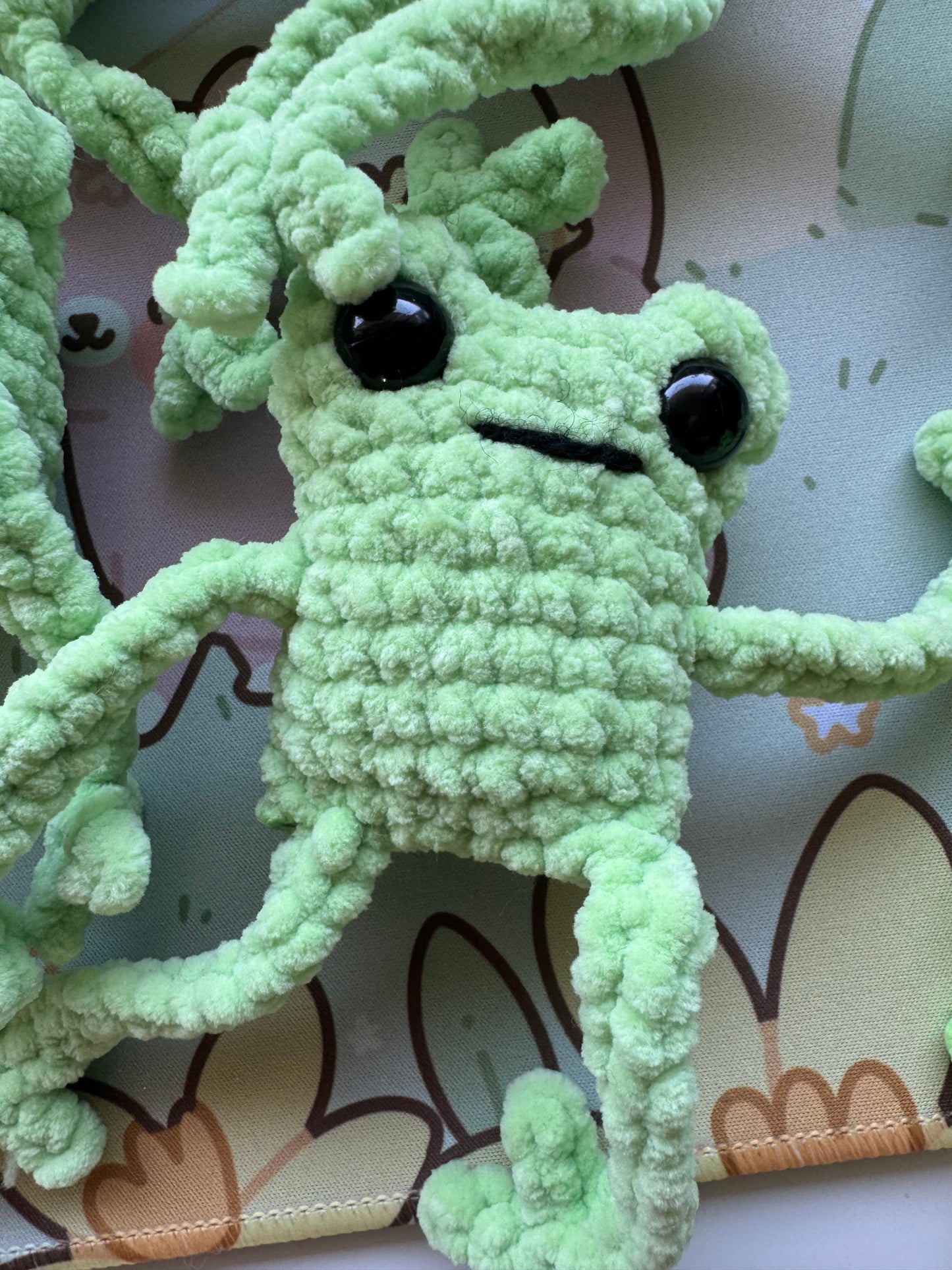 Frog plushie- choose your own leggy frog
