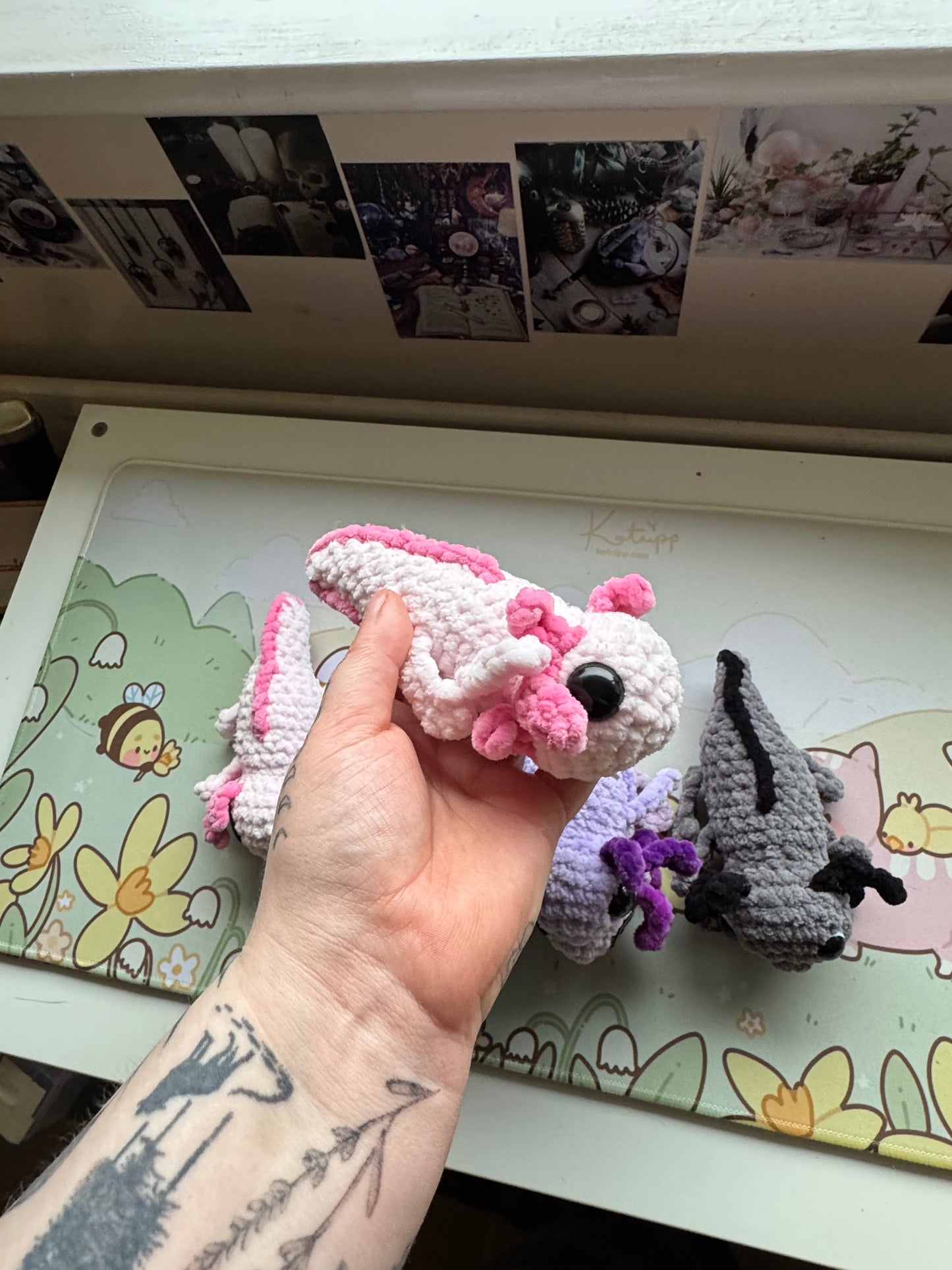 Axolotl plushie- choose your own pre-made