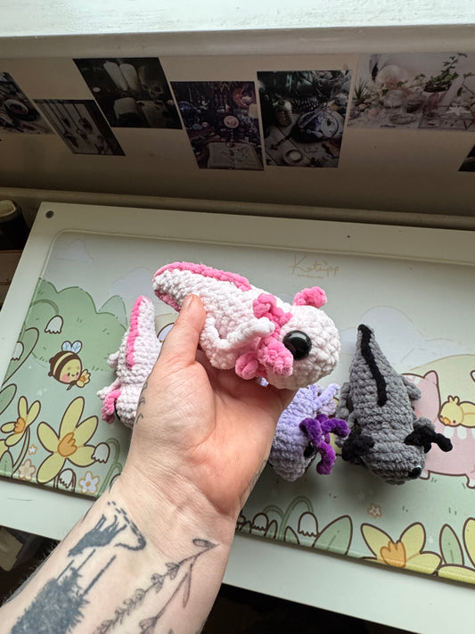 Axolotl plushie- choose your own pre-made