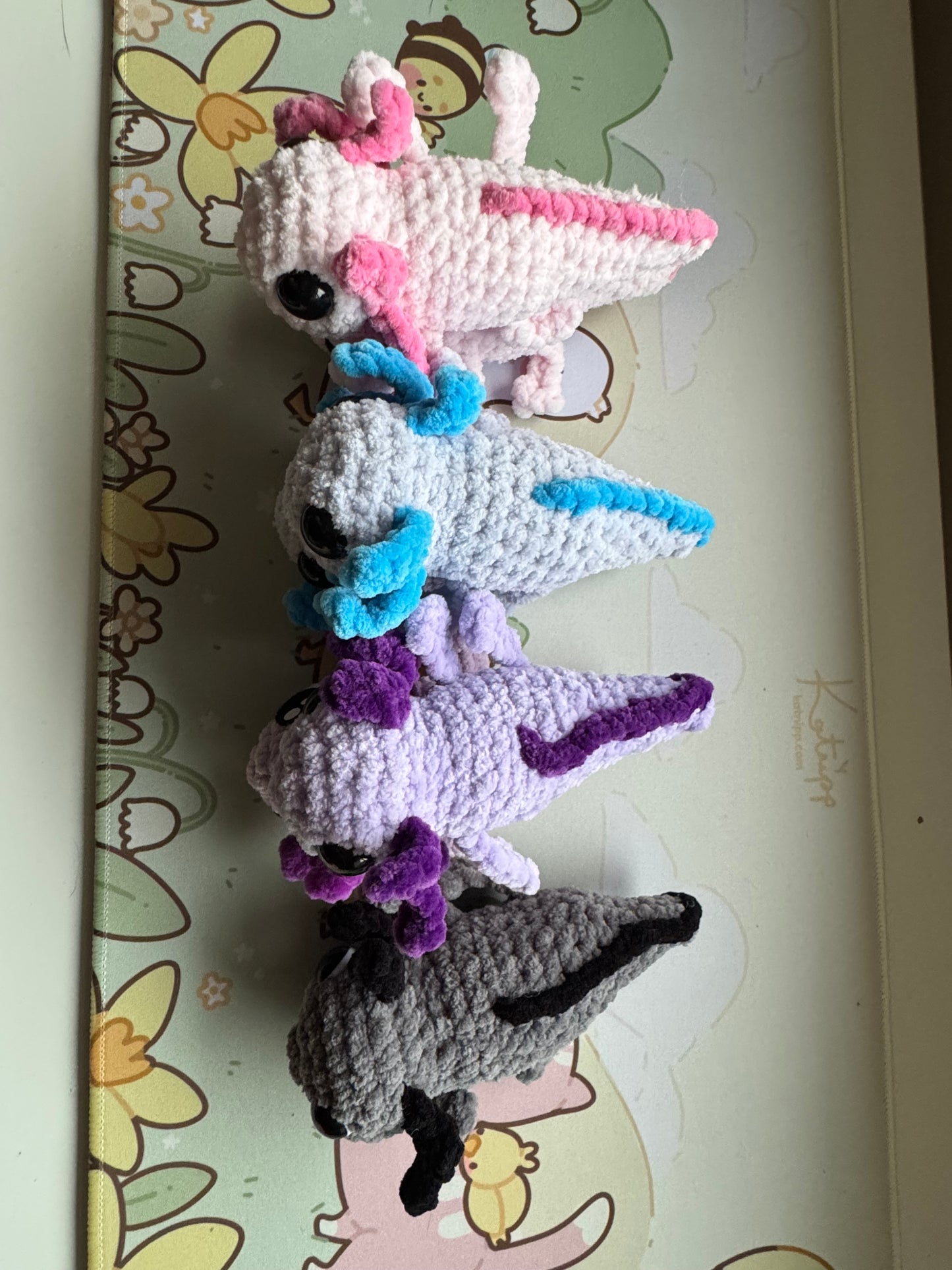 Axolotl plushie- choose your own pre-made