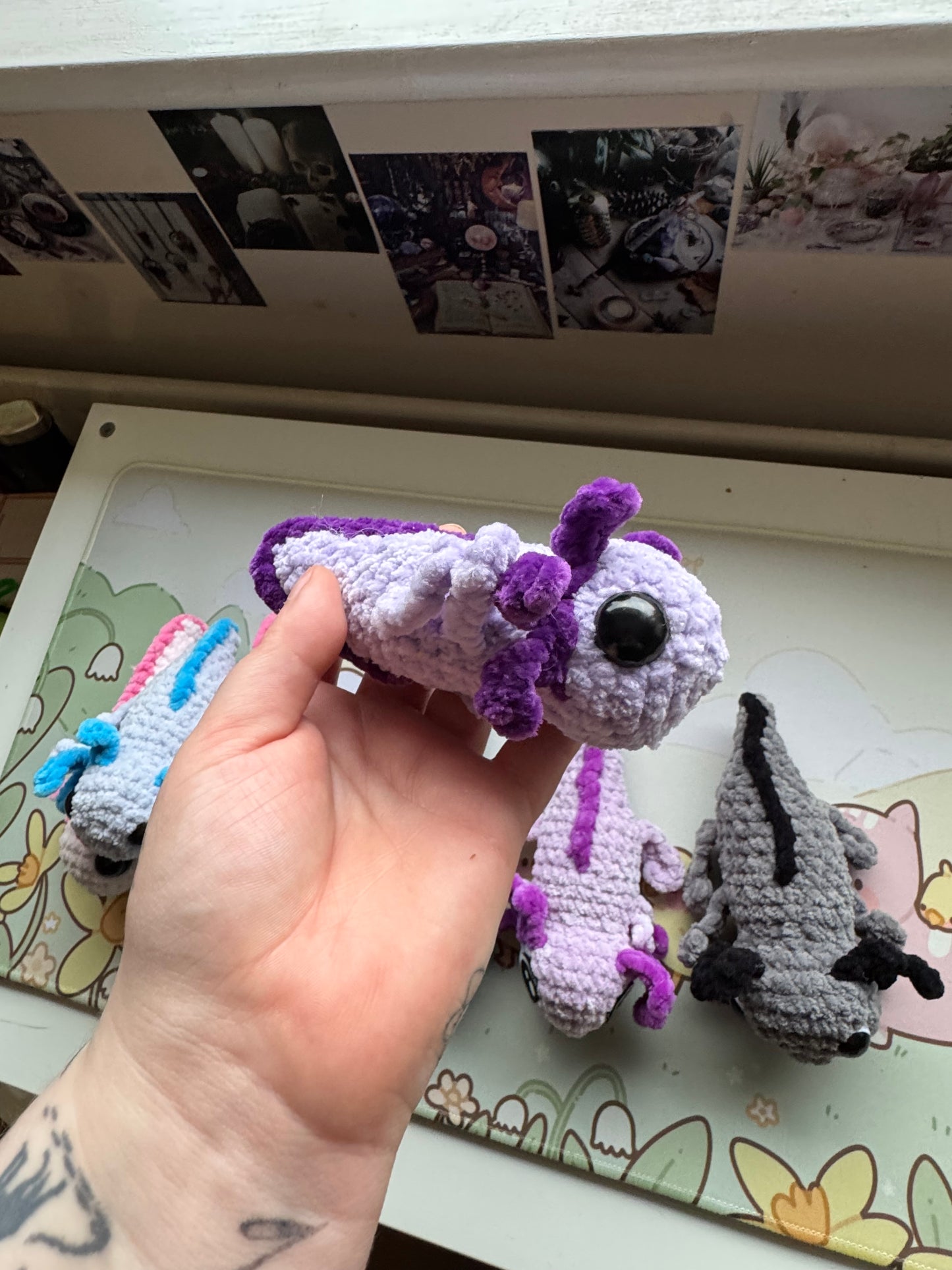 Axolotl plushie- choose your own pre-made