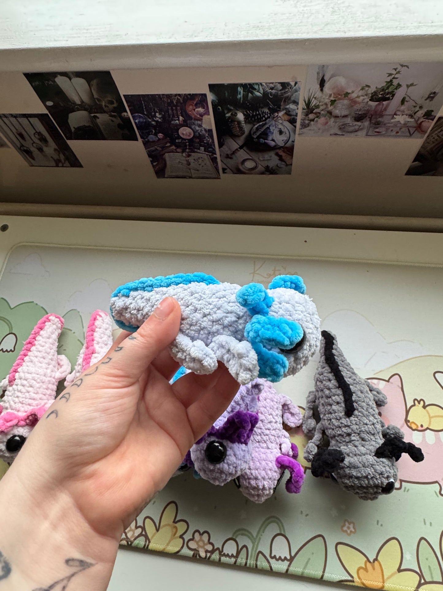 Axolotl plushie- choose your own pre-made