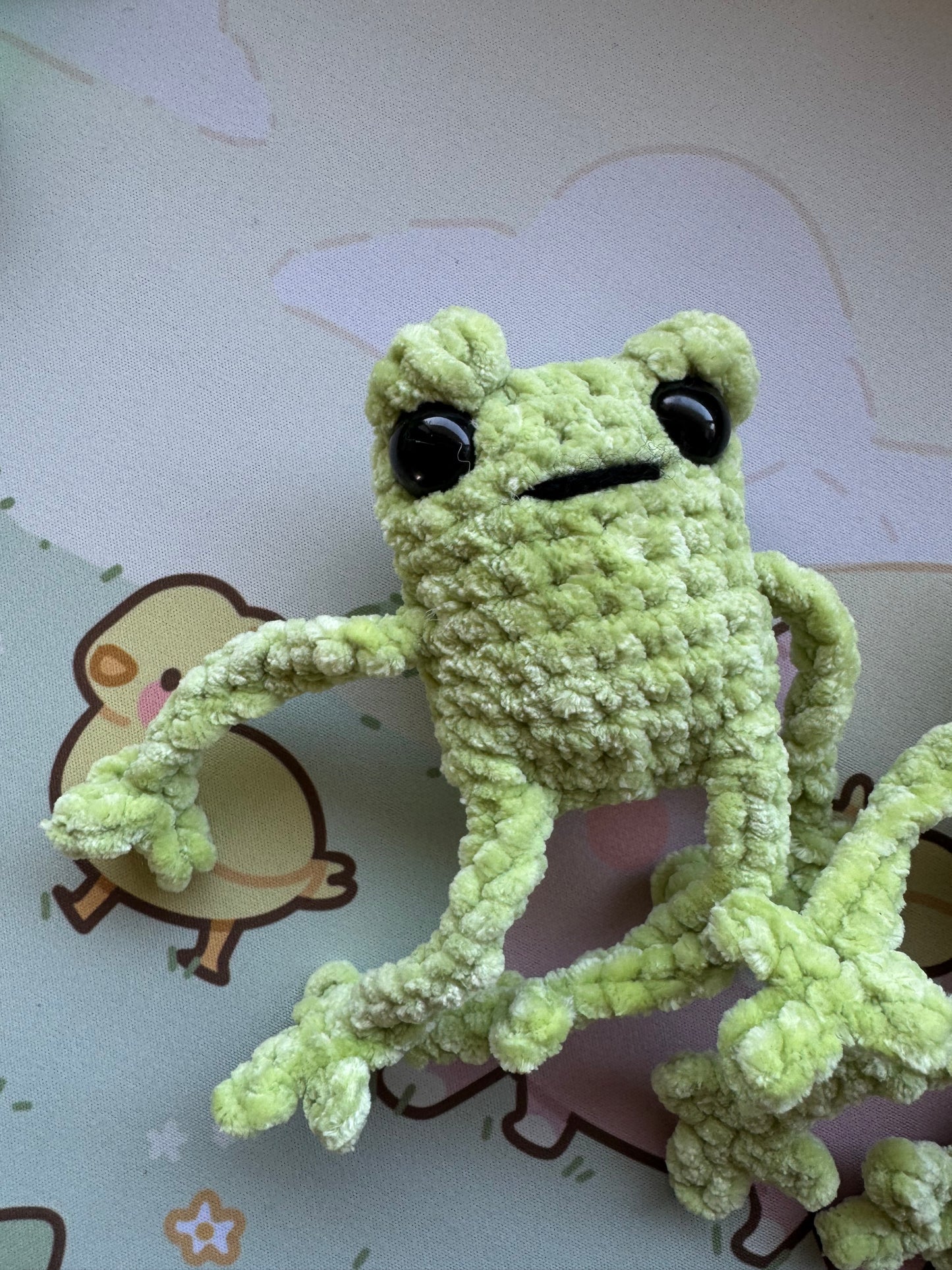 Frog plushie- choose your own leggy frog