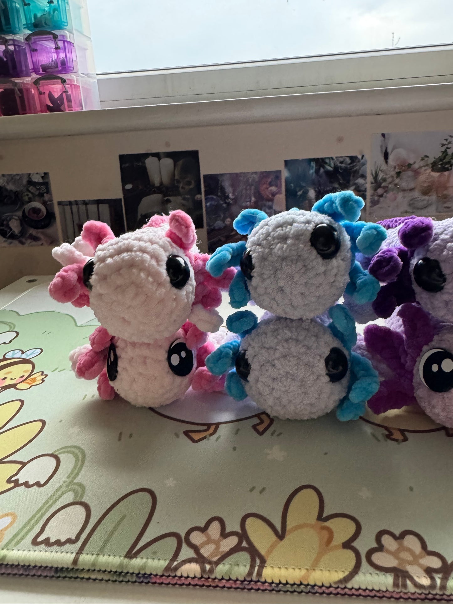 Axolotl plushie- choose your own pre-made