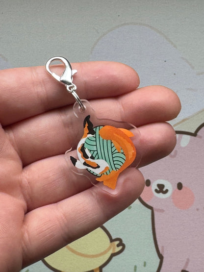 Koi stitch marker