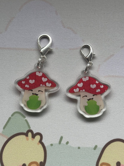 Mushroom stitch marker