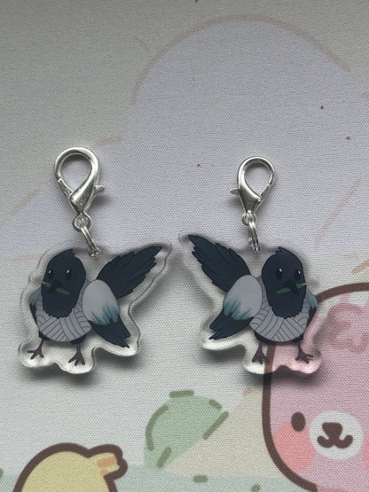 Magpie stitch marker