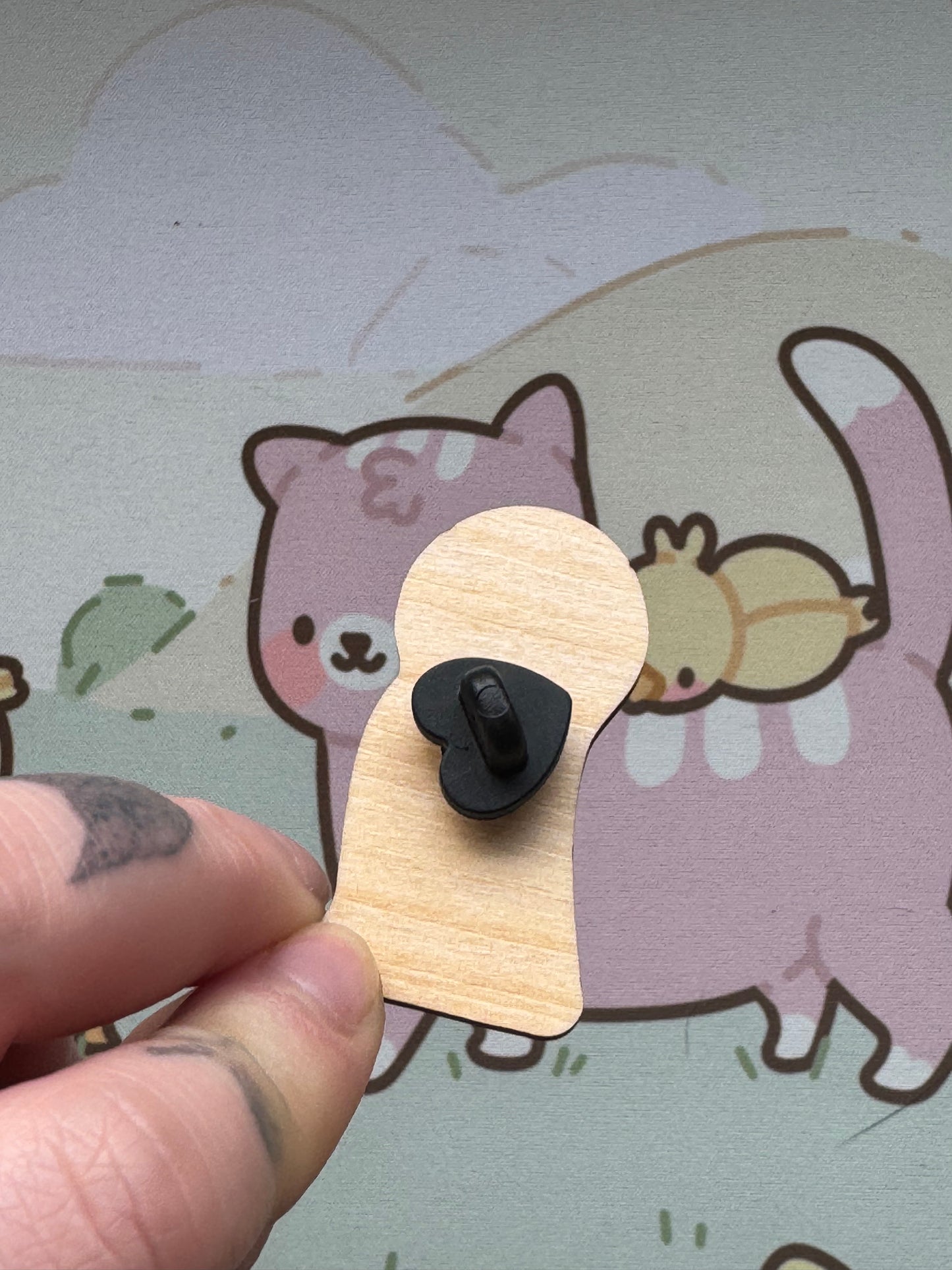 Pride wooden pin