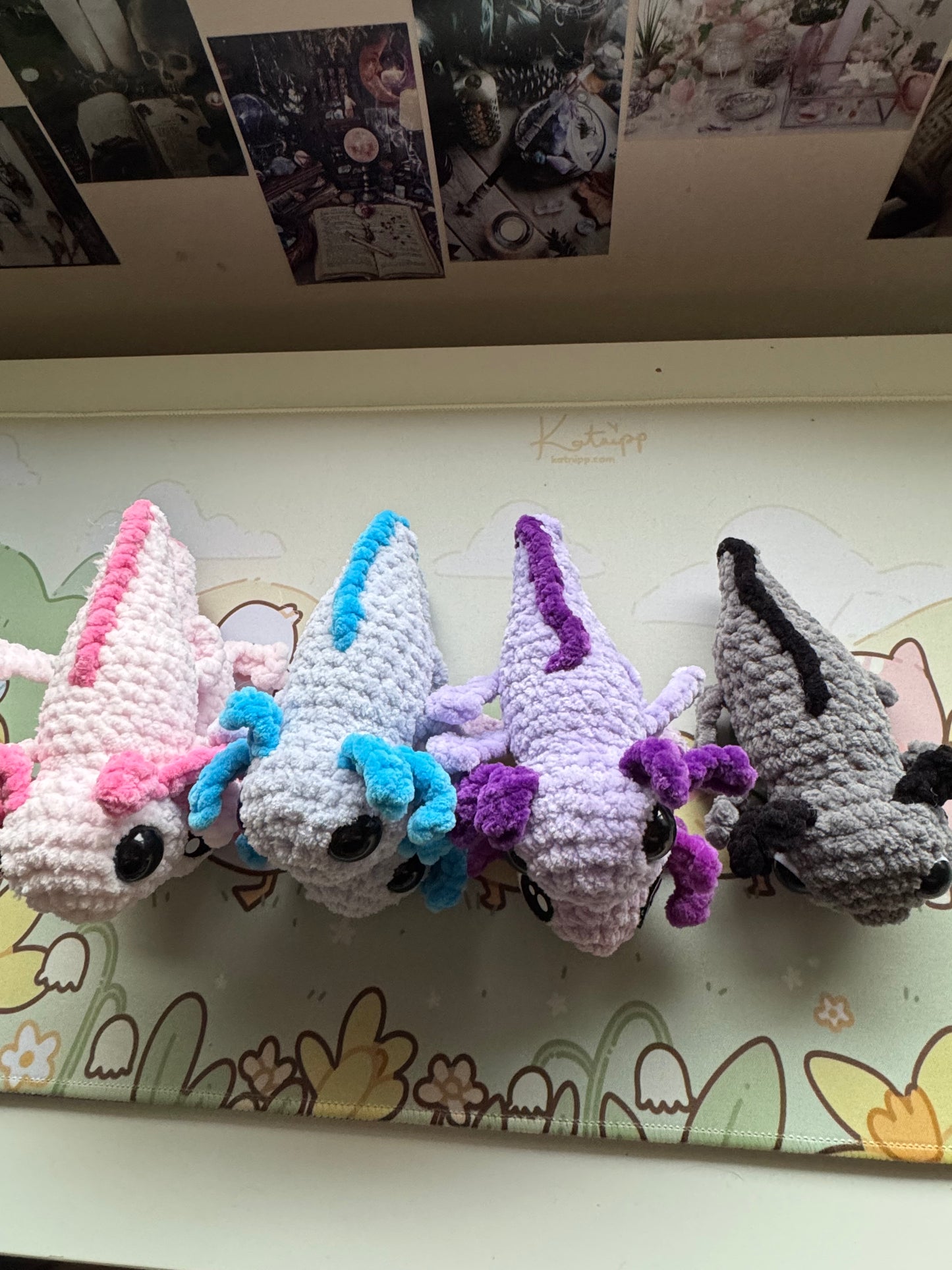 Axolotl plushie- choose your own pre-made