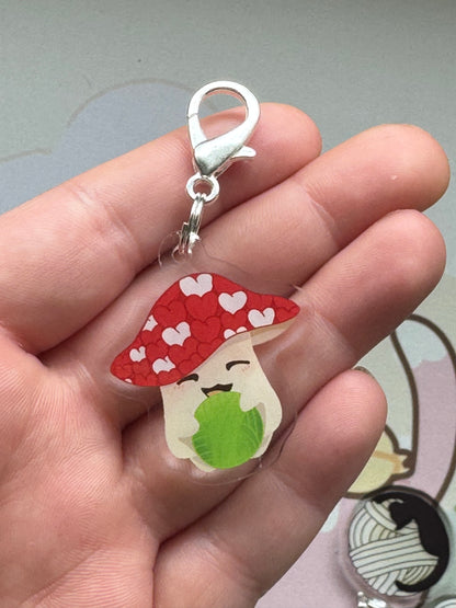 Mushroom stitch marker