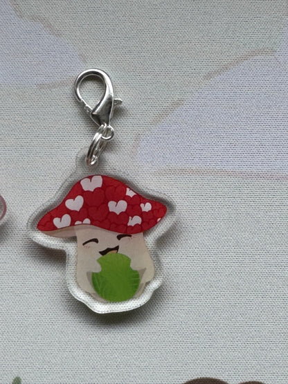 Mushroom stitch marker