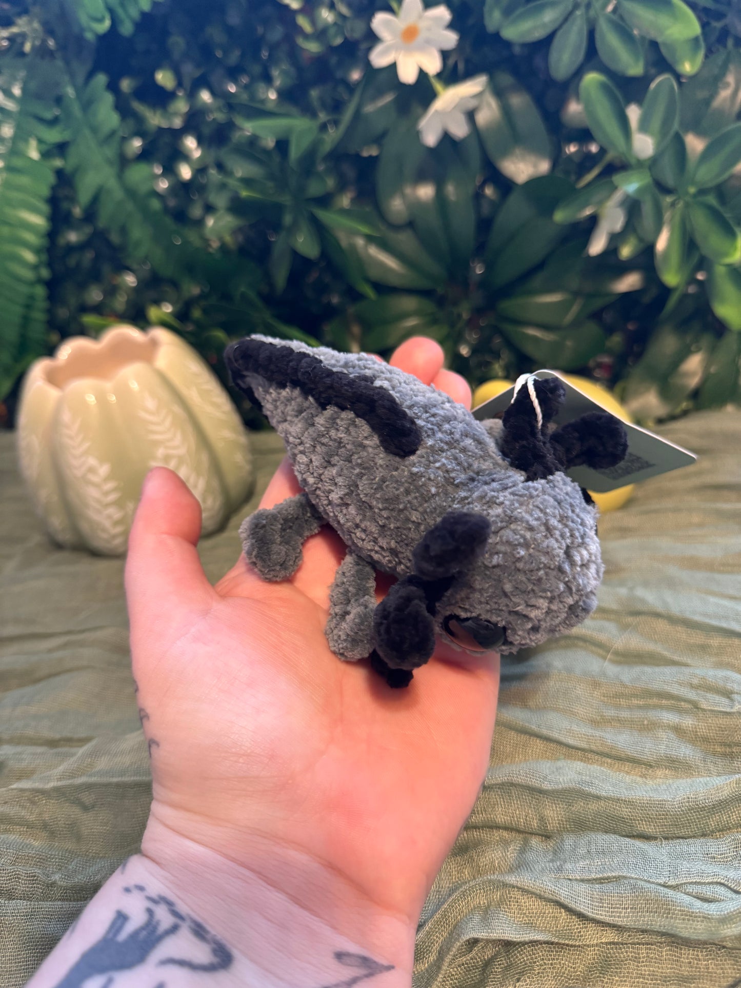 Axolotl plushie made to order crochet