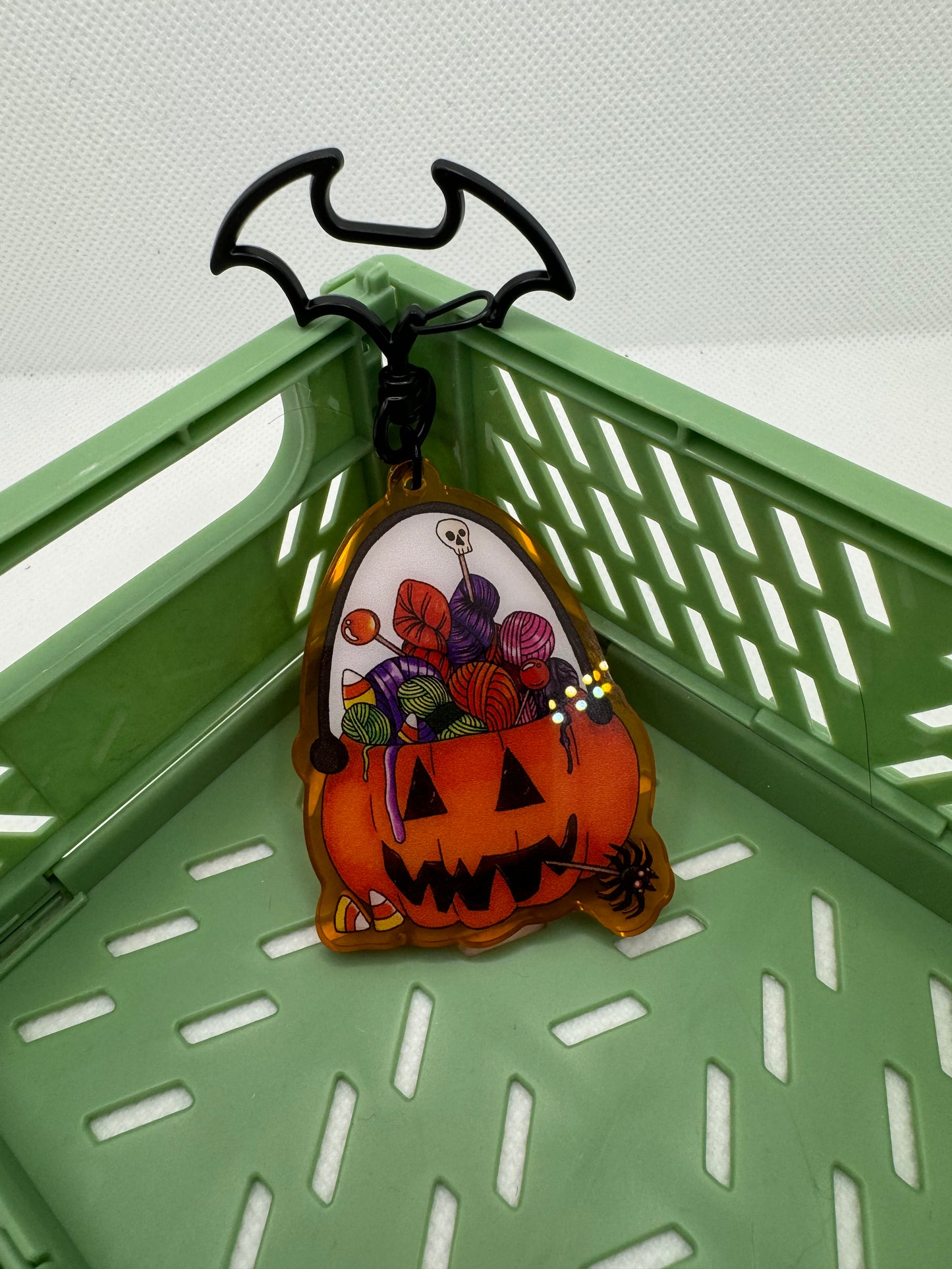 Pumpkin Halloween keyring