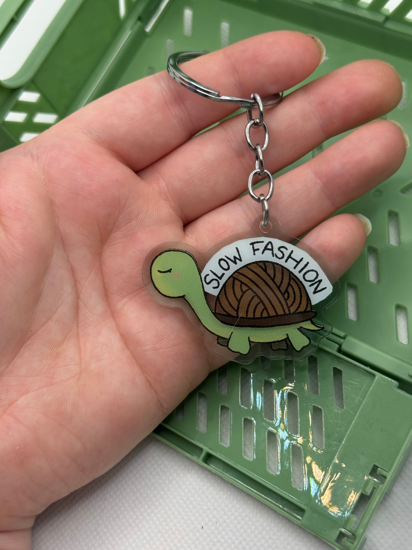 Slow fashion keyring