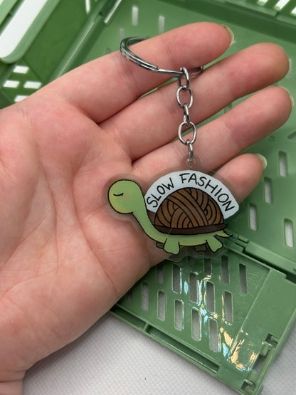 Slow fashion keyring