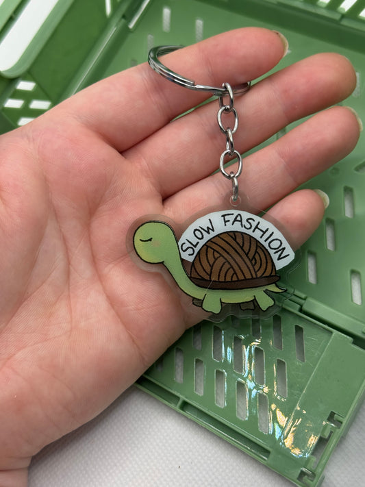 Slow fashion keyring