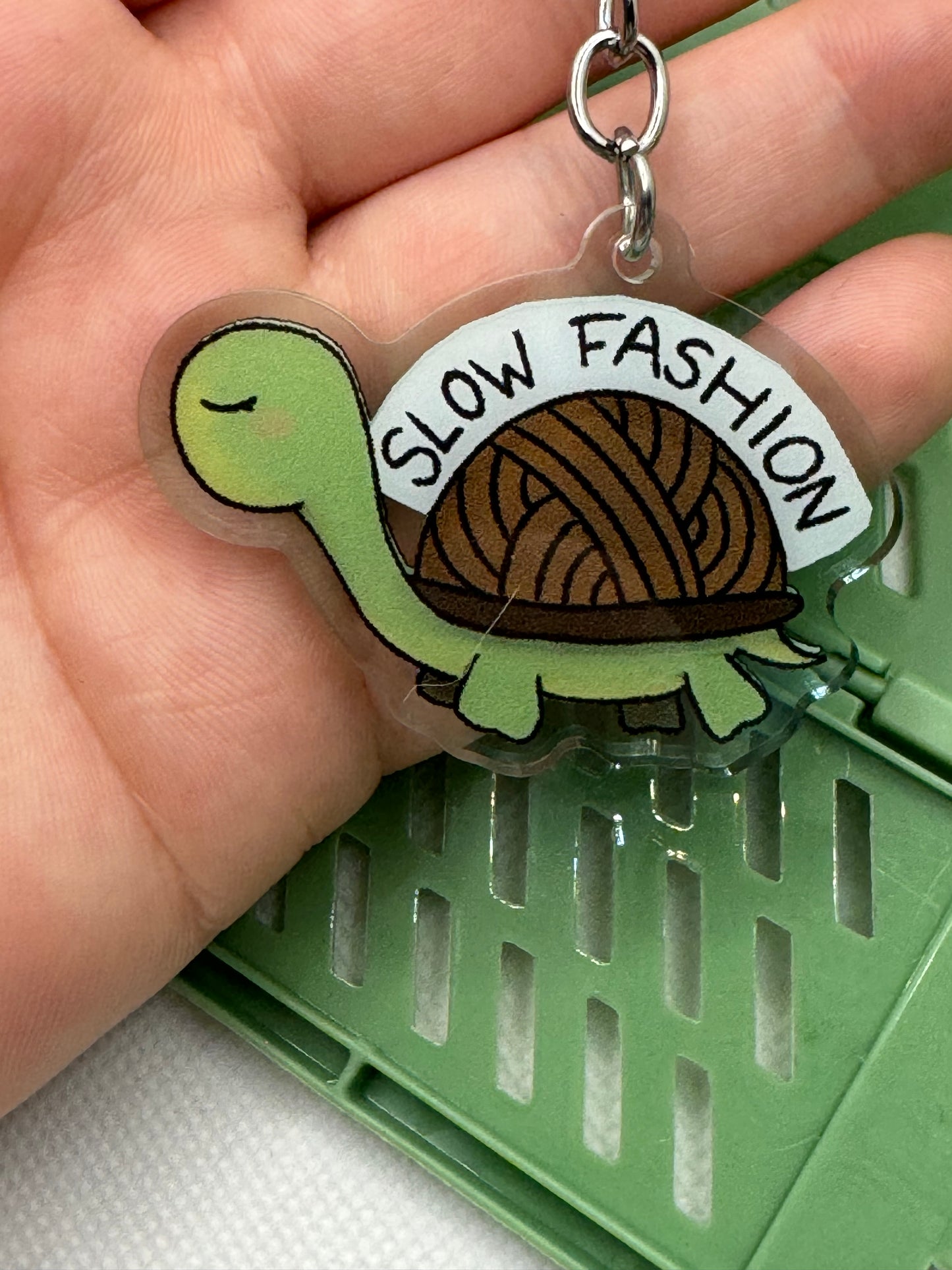 Slow fashion keyring