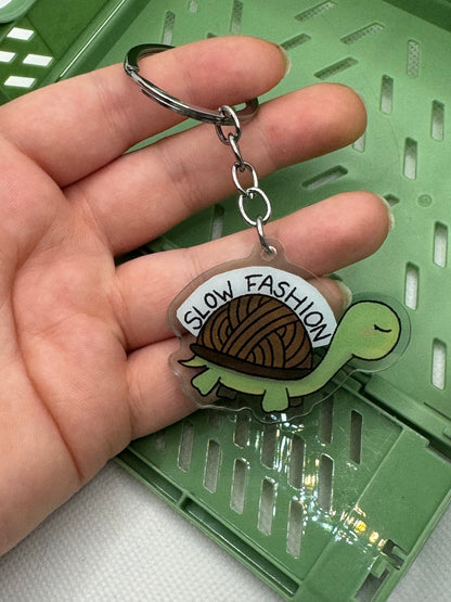 Slow fashion keyring