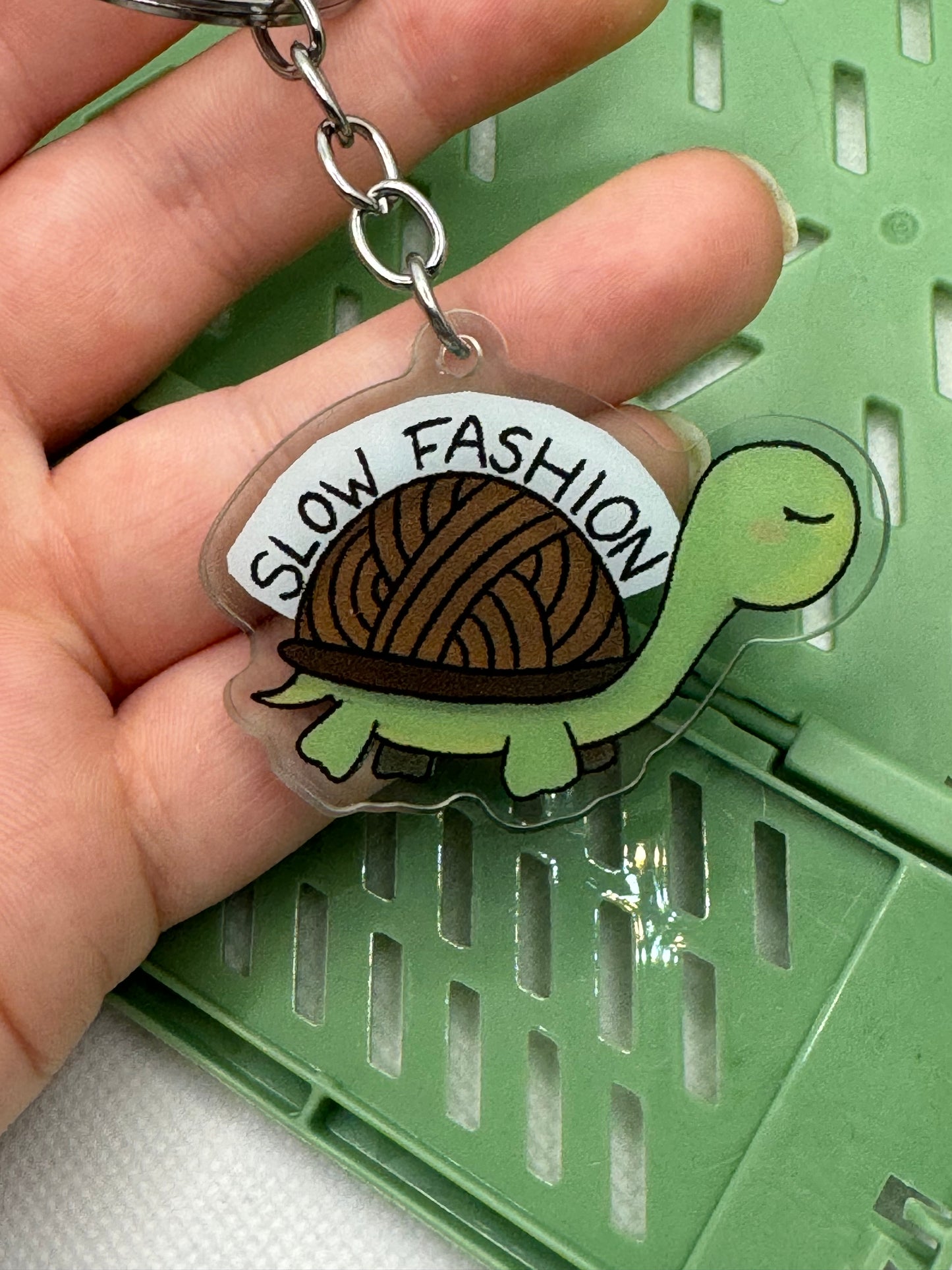 Slow fashion keyring