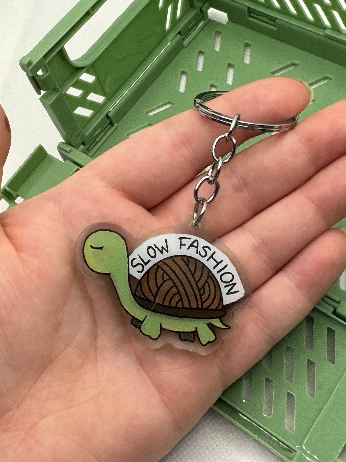 Slow fashion keyring