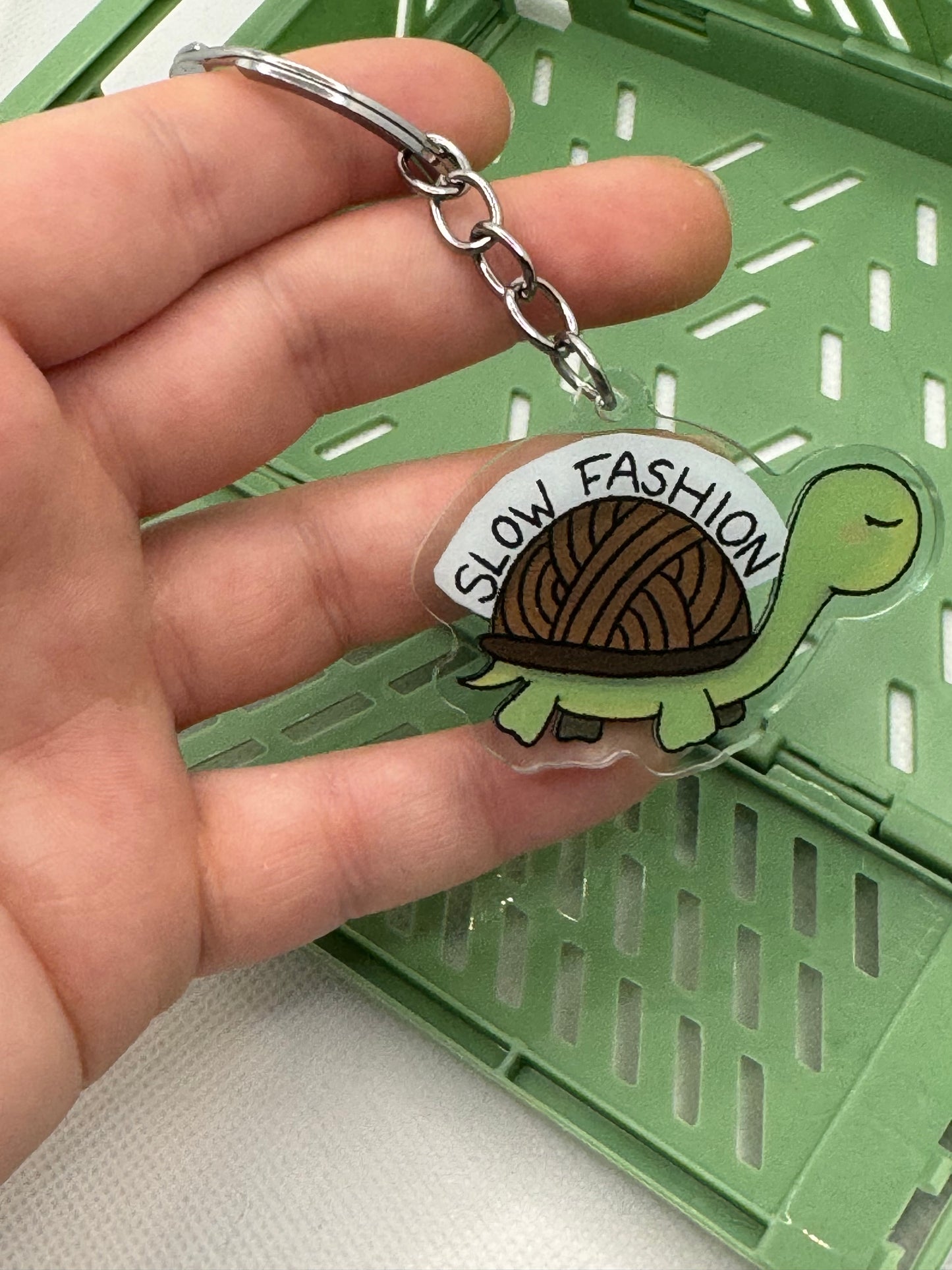 Slow fashion keyring