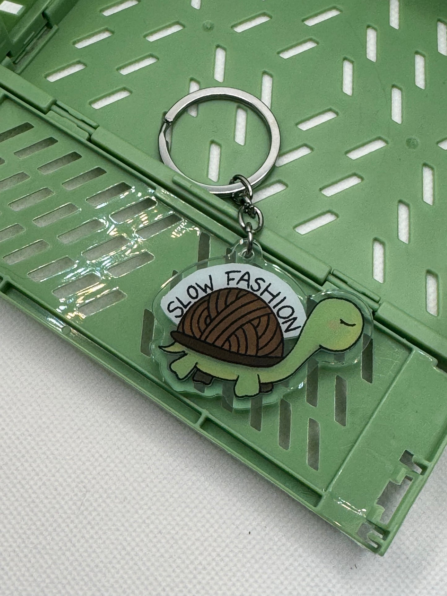 Slow fashion keyring
