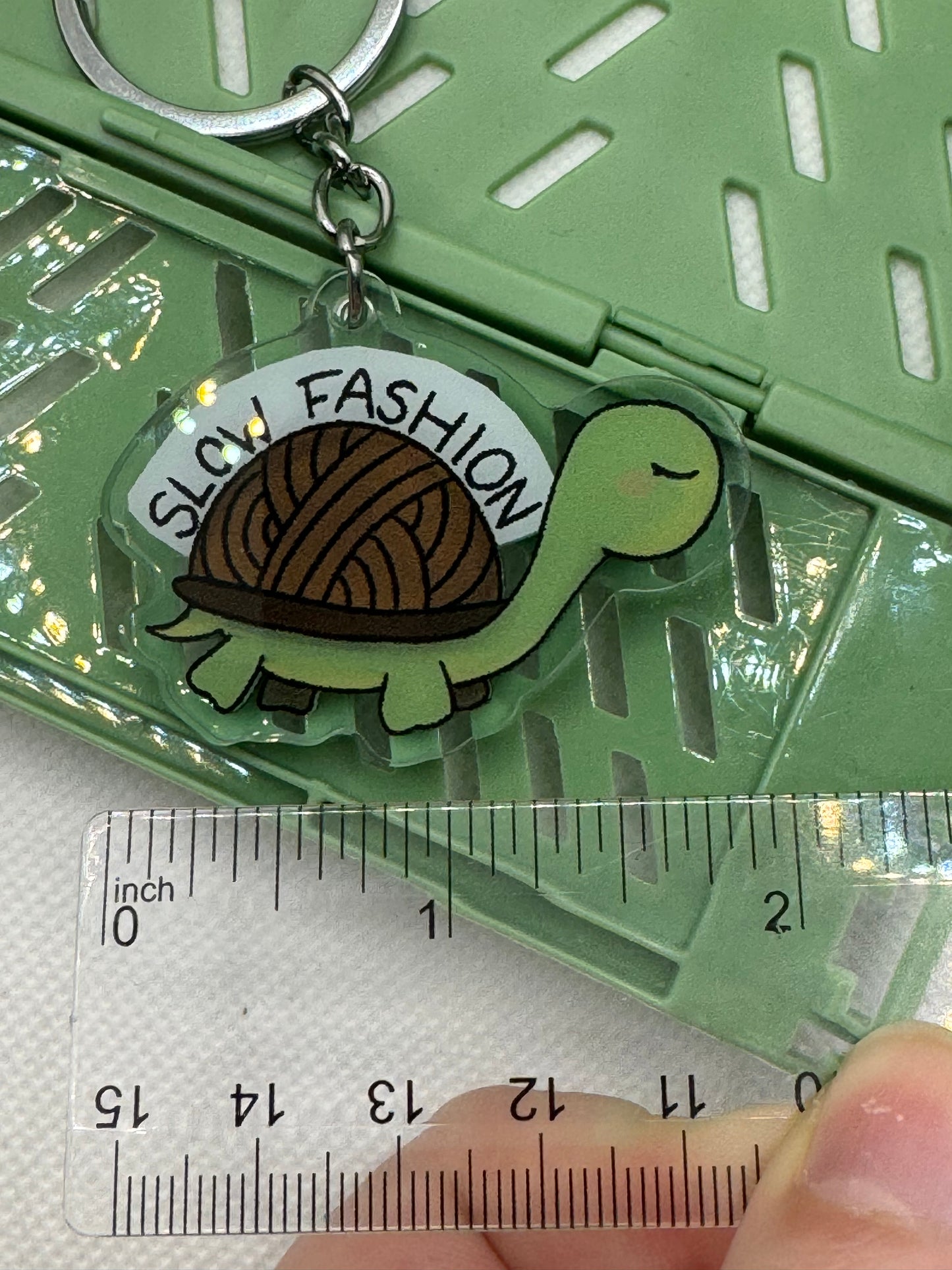 Slow fashion keyring