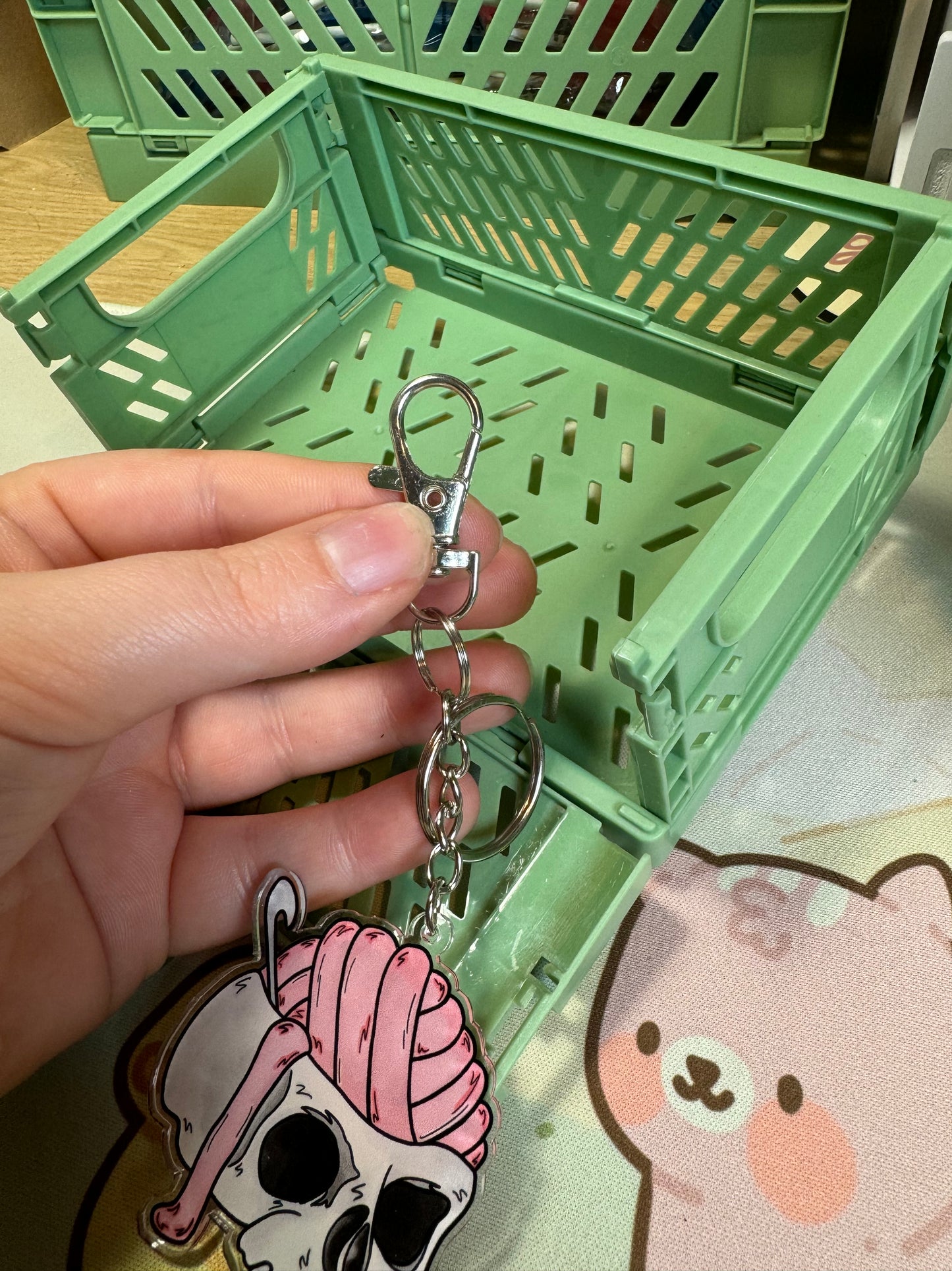 Skull keyring