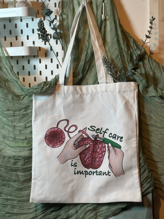 Self care tote bag