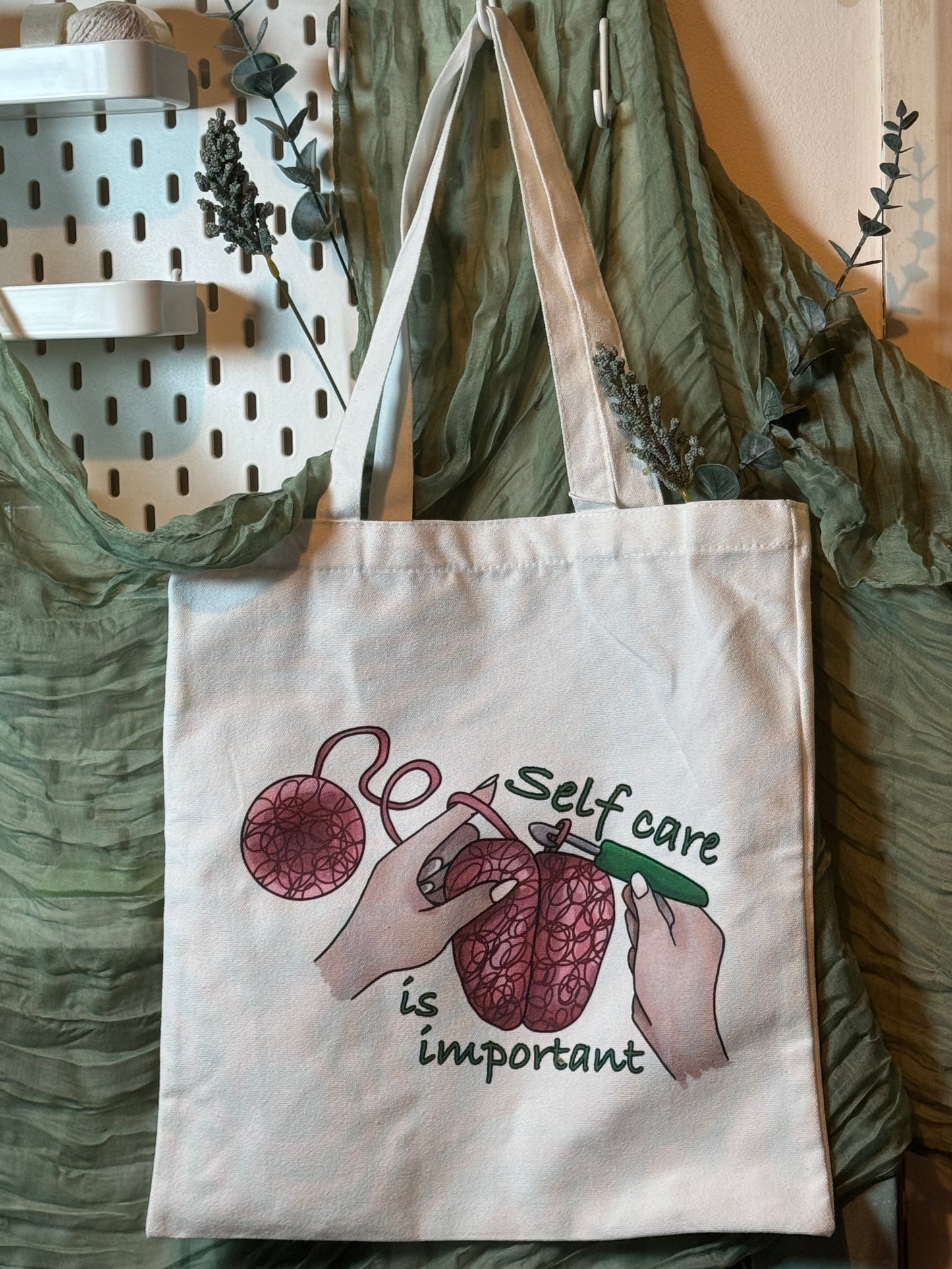 Self care tote bag