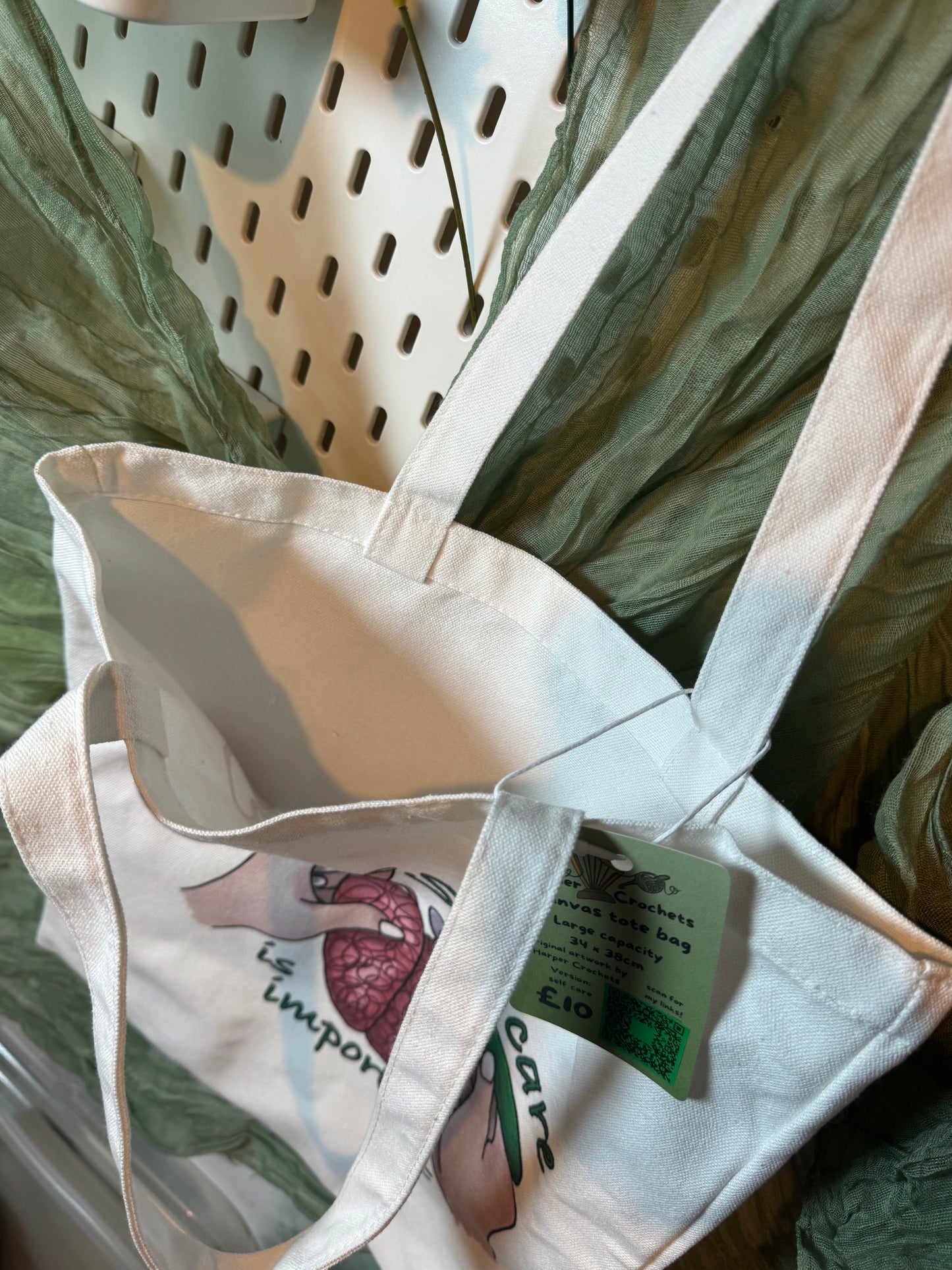 Self care tote bag