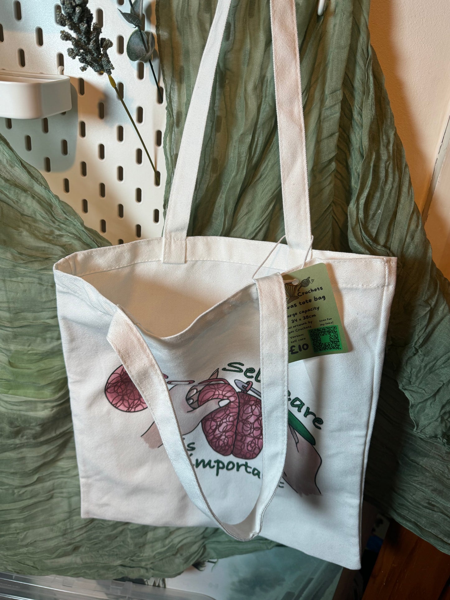 Self care tote bag