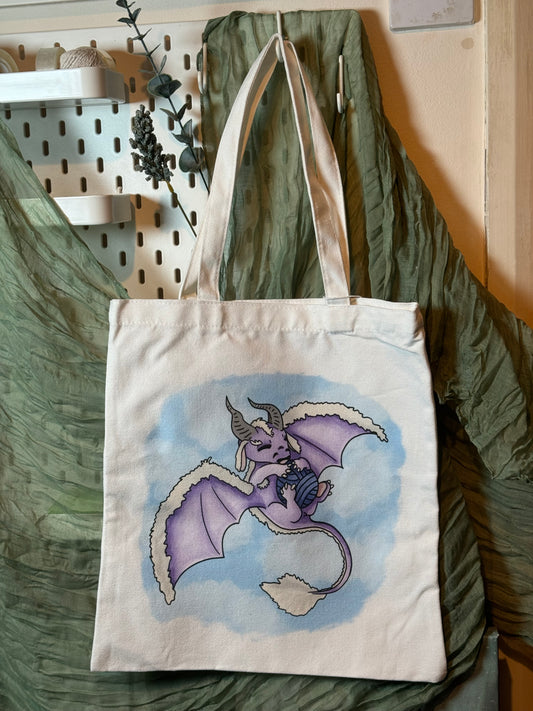 Dragon tote bag