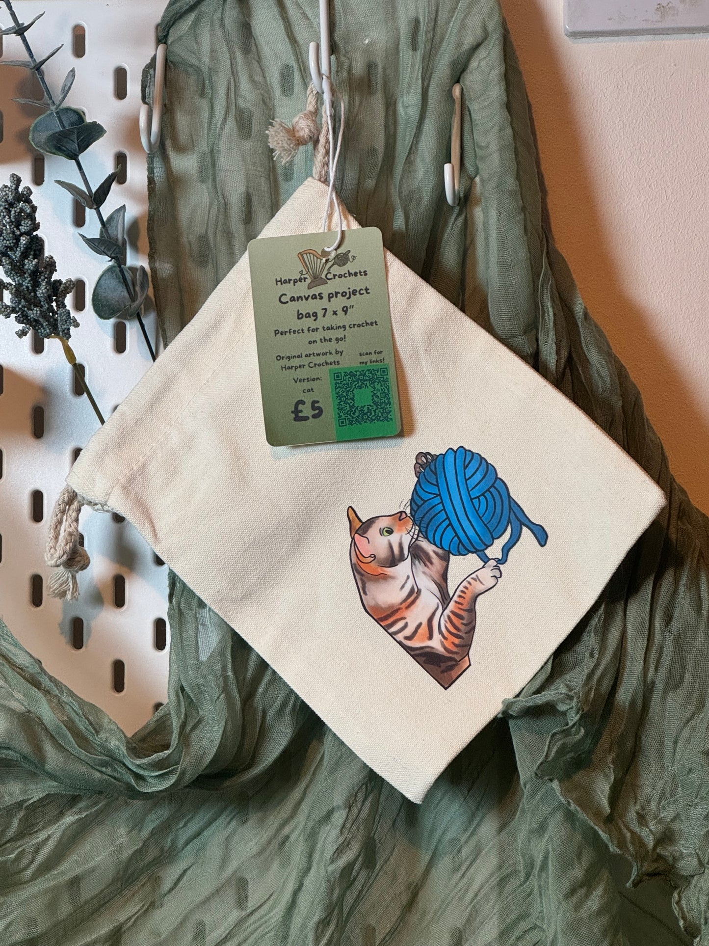 Cat project bag- small