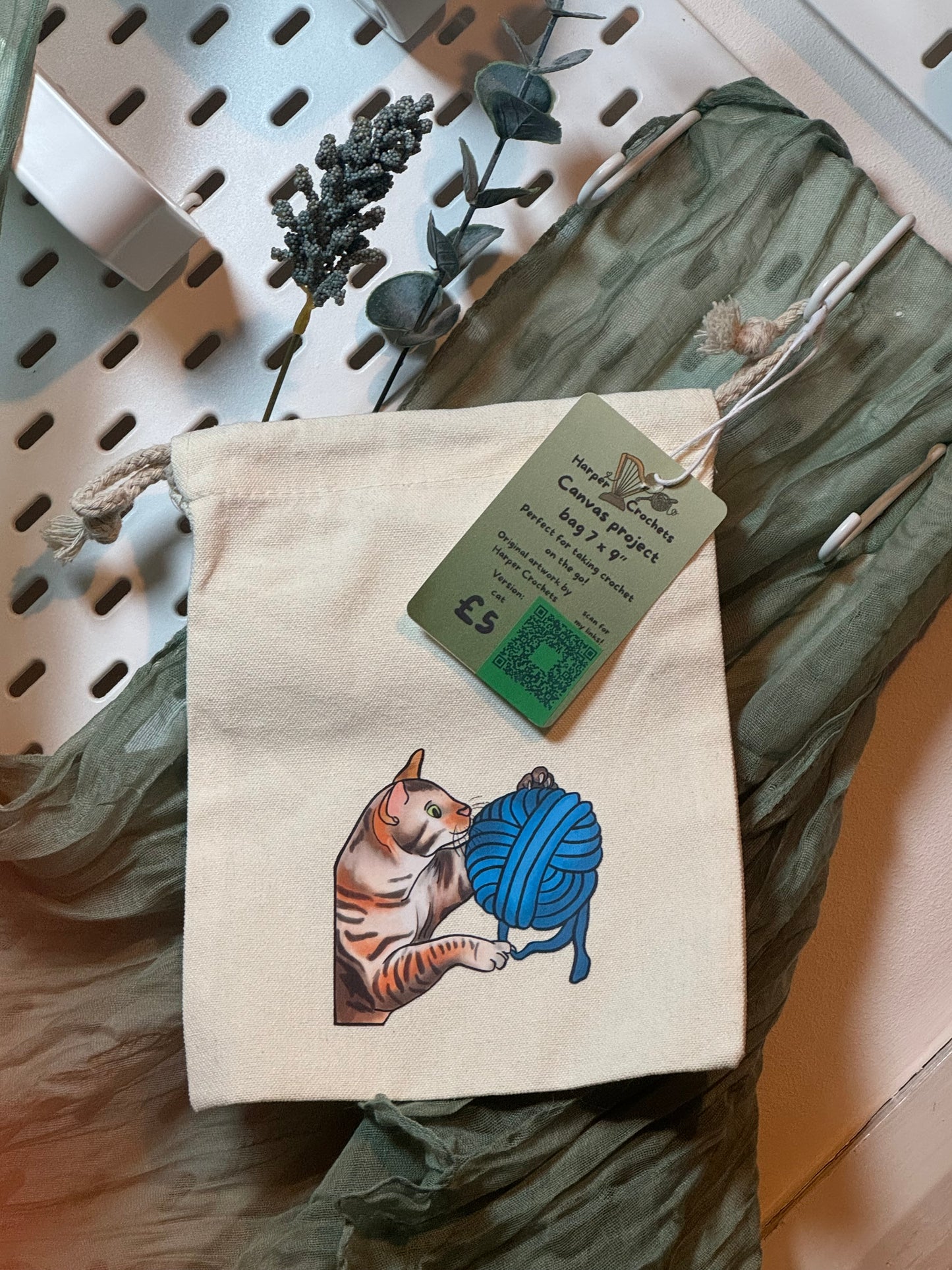 Cat project bag- small