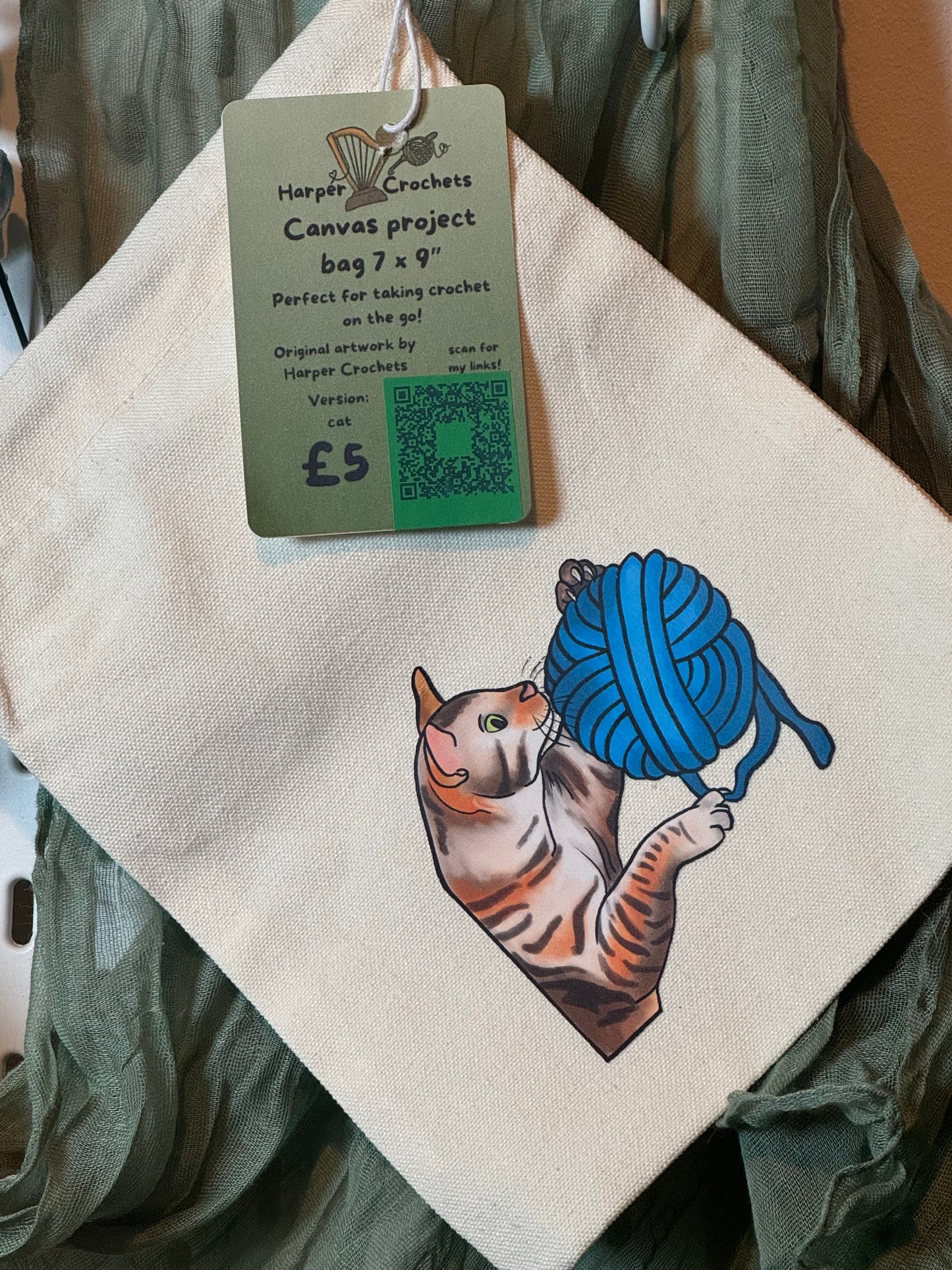 Cat project bag- small