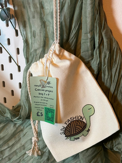 Slow fashion project bag- small