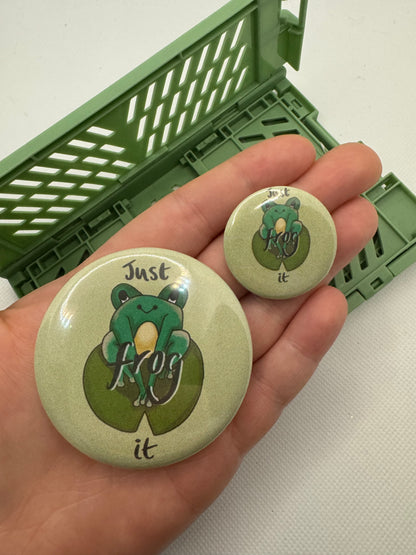 Frog it button badge