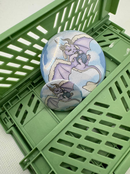 Dragon button badge