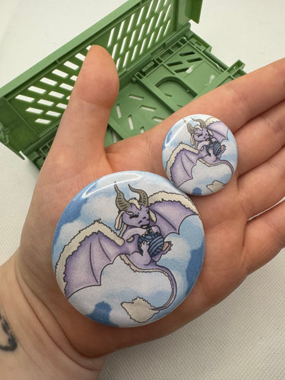 Dragon button badge
