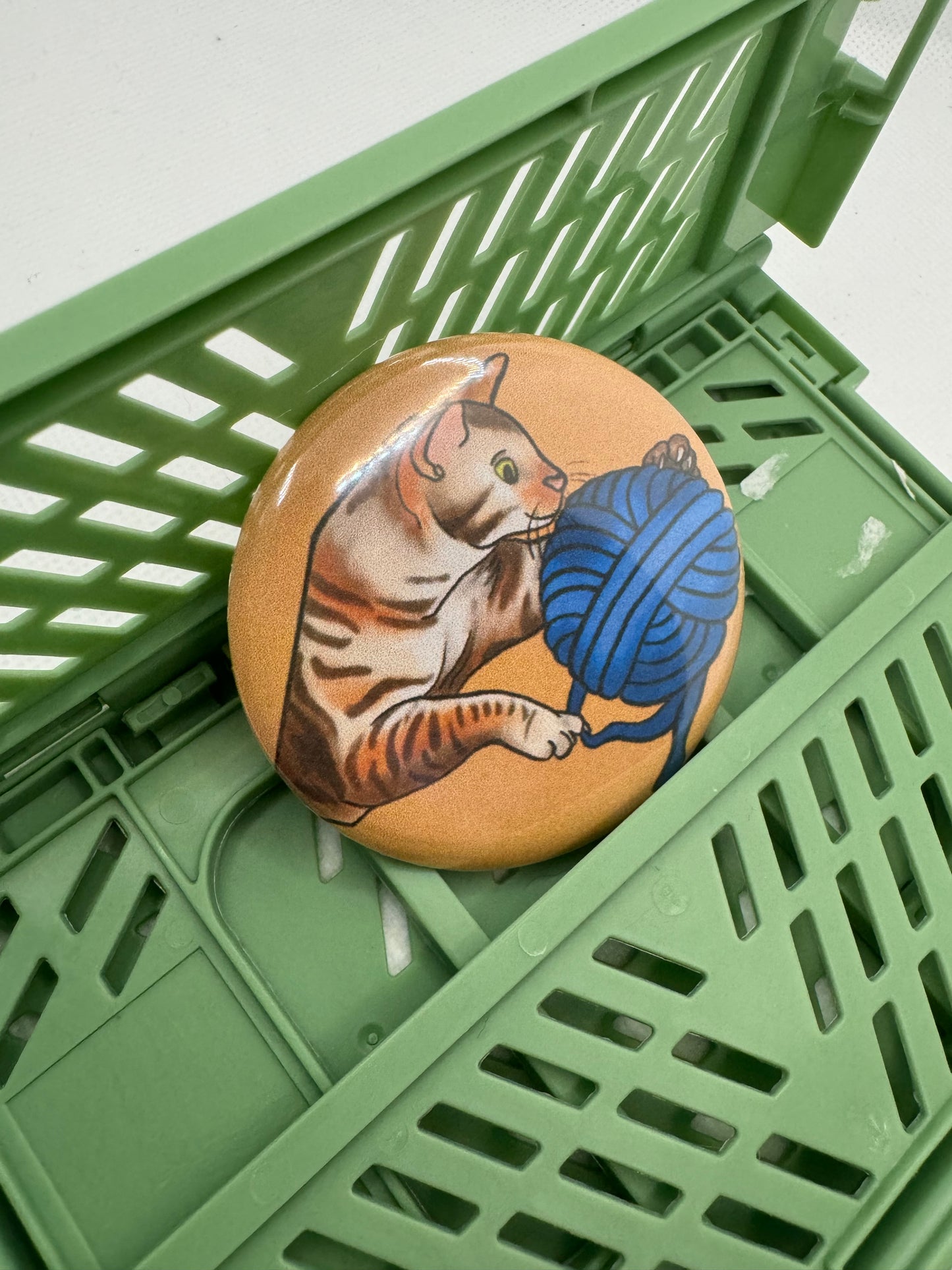 Cat button badge