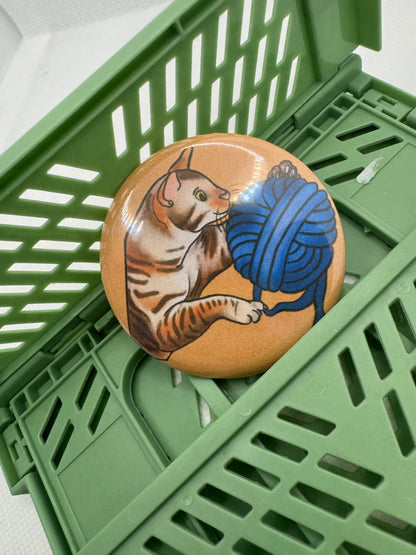 Cat button badge