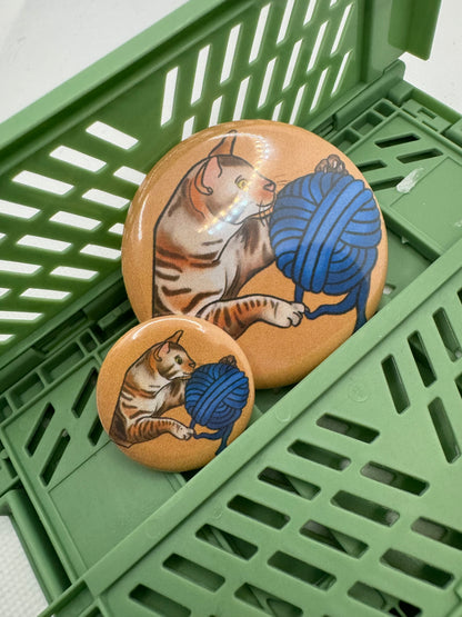 Cat button badge