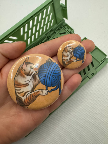 Cat button badge