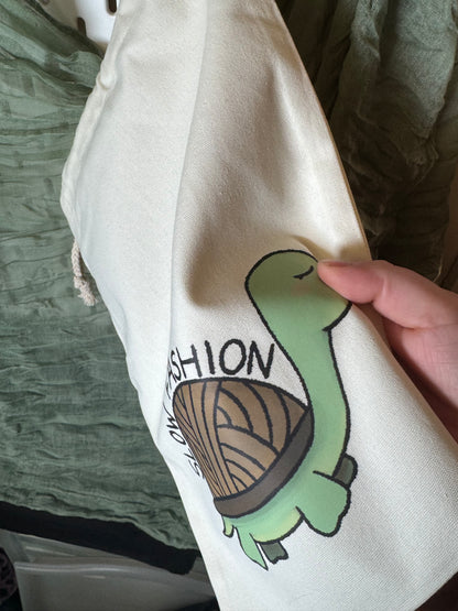 Slow fashion project bag- large